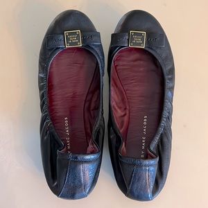 Marc By Marc Jacobs women's bow logo ballerina flats 37.5 or 6.5